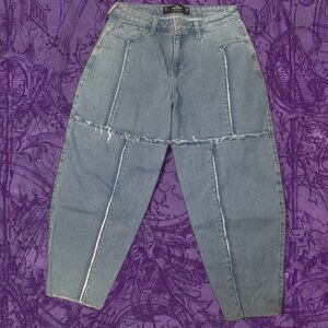 Hollister High-Rise Balloon Denim Jeans Size 7S
